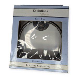 Gatco Evolutions Chenille Burnished Bronze Finish Towel Ring